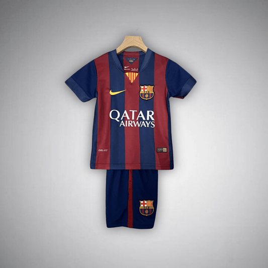 14/15 FC Barcelona Home Kids Size Kit - Premium Quality Kits at Football Monarch