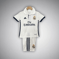 16/17 Real Madrid Home Kids Size Kit - Premium Quality Kits at Football Monarch
