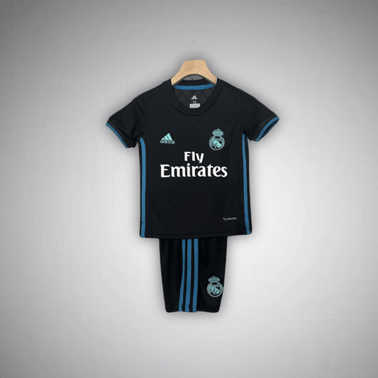 17/18 Real Madrid Away Premium Kids Size Kit - Premium Quality Kits at Football Monarch