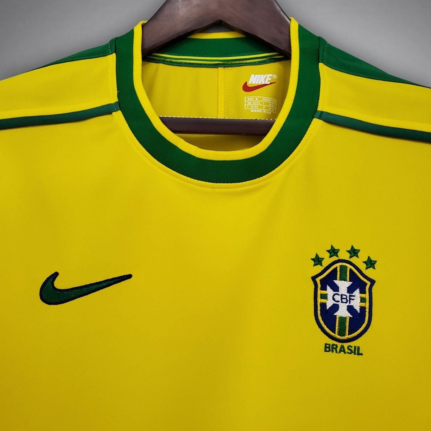 1998 Brazil Home Kit - Premium Quality Kits at Football Monarch