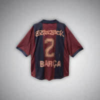 2000/01 FC Barcelona Retro x Cactus Jack Limited Edition Home Kit - Premium Quality Kits at Football Monarch