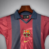 2000/01 FC Barcelona Retro x Cactus Jack Limited Edition Kids Size Home Kit - Premium Quality Kits at Football Monarch