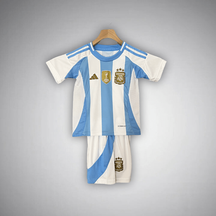 2024 Argentina Home Kids Size Kit - Premium Quality Kits at Football Monarch