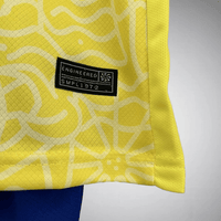 2024 Brazil Home Kids Size Kit - Premium Quality Kits at Football Monarch