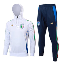 2024 Italy Blue and White Premium Tracksuit - Premium Quality Kits at Football Monarch