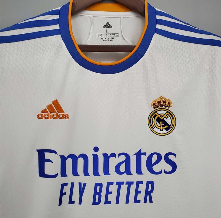 21/22 Real Madrid Home Kit - Premium Quality Kits at Football Monarch