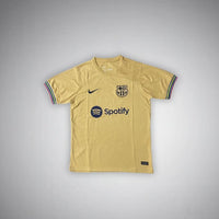 22/23 FC Barcelona Gold Premium Kit - Premium Quality Kits at Football Monarch
