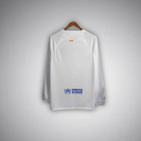 23/24 FC Barcelona White Long Sleeve Away Kit - Premium Quality Kits at Football Monarch