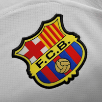 23/24 FC Barcelona White Long Sleeve Away Kit - Premium Quality Kits at Football Monarch