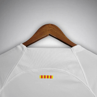 23/24 FC Barcelona White Long Sleeve Away Kit - Premium Quality Kits at Football Monarch