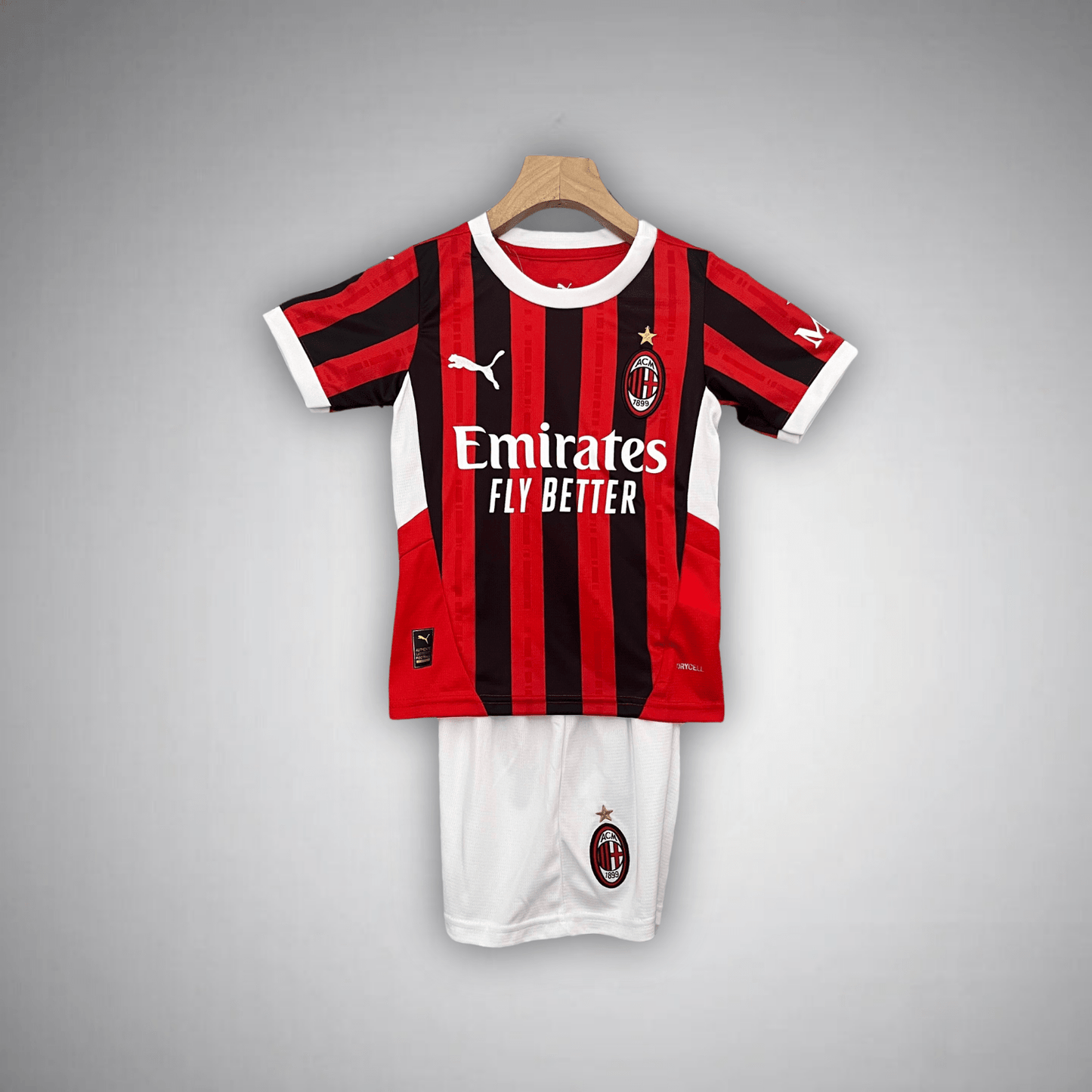 24/25 AC Milan Home Kids Size Kit - Premium Quality Kits at Football Monarch