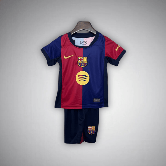 24/25 FC Barcelona Home Kids Size Kit - Premium Quality Kits at Football Monarch