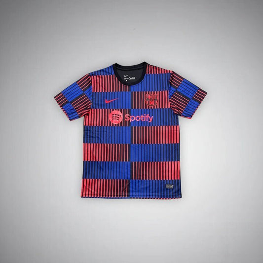 24/25 FC Barcelona Pre - Match Premium Kit - Premium Quality Kits at Football Monarch
