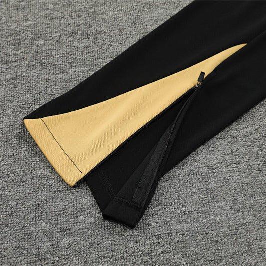 24/25 FC Barcelona Training Gold Tracksuit - Premium Quality Kits at Football Monarch