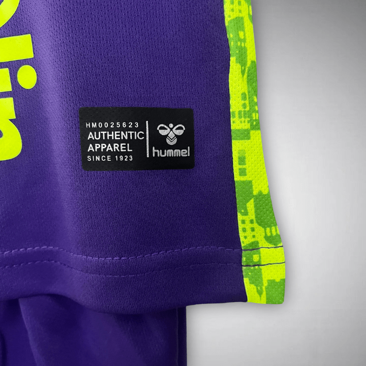 24/25 Málaga Away Kids Size Kit - Premium Quality Kits at Football Monarch