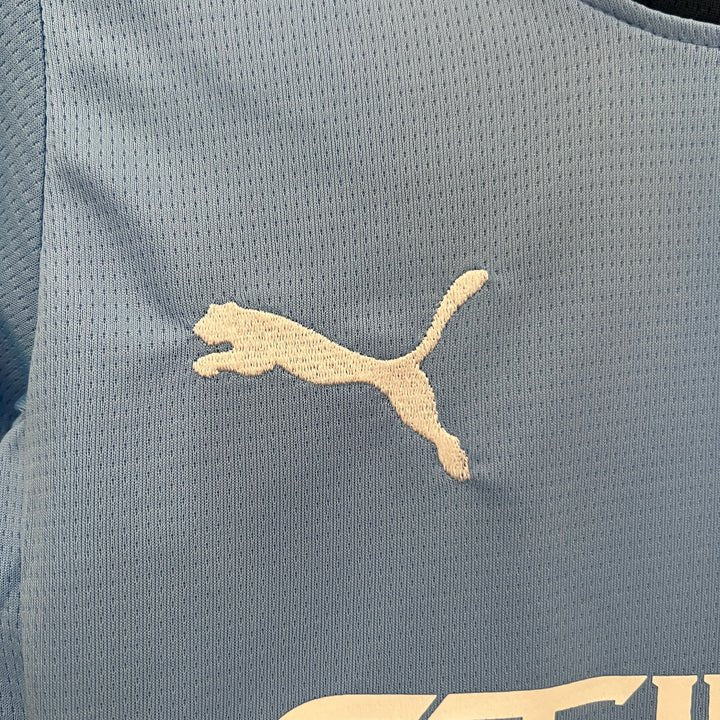 24/25 Manchester City Home Kids Size Kit - Premium Quality Kits at Football Monarch