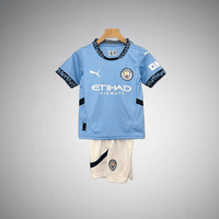 24/25 Manchester City Home Kids Size Kit - Premium Quality Kits at Football Monarch