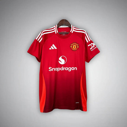 24/25 Manchester United Home Kit - Premium Quality Kits at Football Monarch