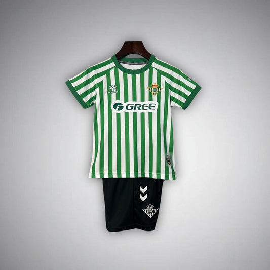 24/25 Real Betis Home Kids Size Kit - Premium Quality Kits at Football Monarch
