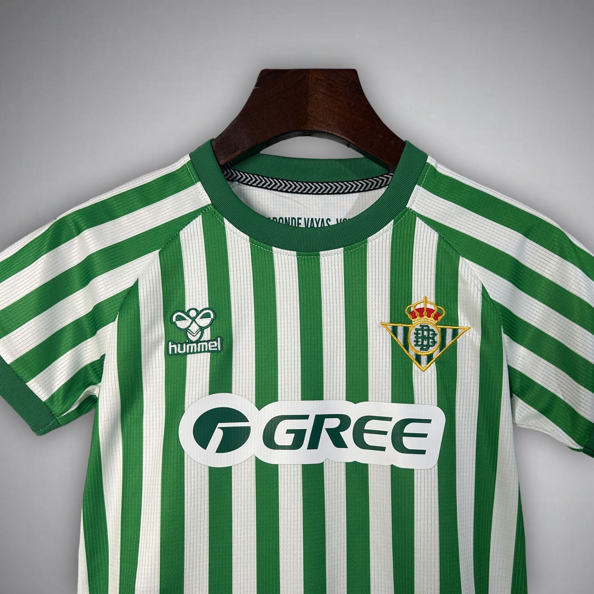 24/25 Real Betis Home Kids Size Kit - Premium Quality Kits at Football Monarch