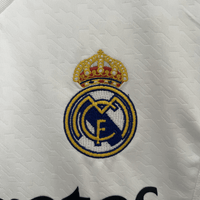 24/25 Real Madrid Home Kids Size Kit - Premium Quality Kits at Football Monarch