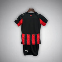 25/26 AC Milan Home Kids Size Kit - Premium Quality Kits at Football Monarch