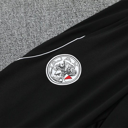 25/26 Ajax Amsterdam Training Black Tracksuit - Premium Quality Kits at Football Monarch