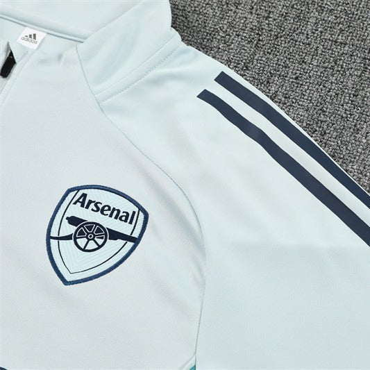25/26 Arsenal Training White Tracksuit - Premium Quality Kits at Football Monarch