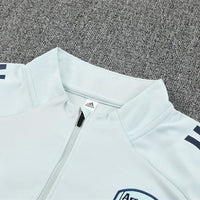 25/26 Arsenal Training White Tracksuit - Premium Quality Kits at Football Monarch