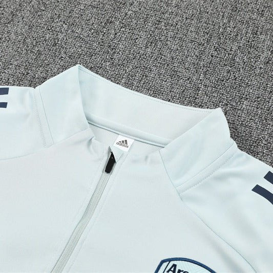 25/26 Arsenal Training White Tracksuit - Premium Quality Kits at Football Monarch