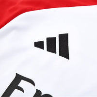 25/26 Arsenal White/Red Tracksuit - Premium Quality Kits at Football Monarch