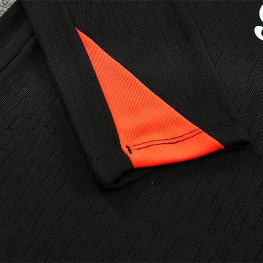 25/26 Brazil Training Black Kids Size Tracksuit - Premium Quality Kits at Football Monarch