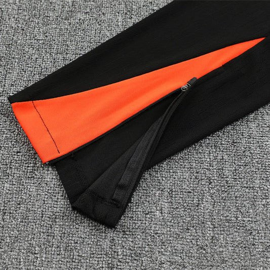 25/26 Brazil Training Black Kids Size Tracksuit - Premium Quality Kits at Football Monarch