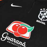 25/26 Brazil Training Black Tracksuit - Premium Quality Kits at Football Monarch