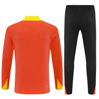 25/26 Brazil Training Orange Kids Size Tracksuit - Premium Quality Kits at Football Monarch