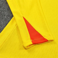 25/26 Brazil Training Yellow Kids Size Tracksuit - Premium Quality Kits at Football Monarch