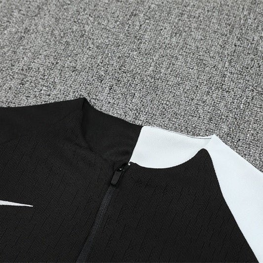 25/26 Chelsea Black Kids Size Tracksuit - Premium Quality Kits at Football Monarch