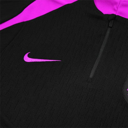 25/26 England Training Black Tracksuit - Premium Quality Kits at Football Monarch