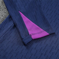 25/26 FC Barcelona Half Zip Training Blue/Purple Kids Size Tracksuit - Premium Quality Kits at Football Monarch