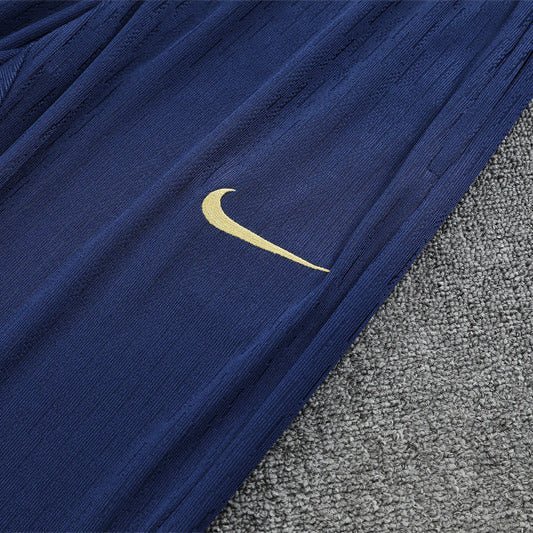 25/26 FC Barcelona Half Zip Training Blue/Purple Kids Size Tracksuit - Premium Quality Kits at Football Monarch