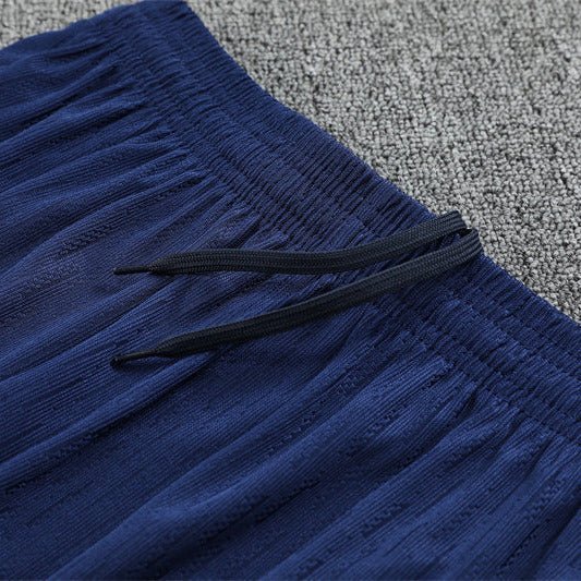 25/26 FC Barcelona Half Zip Training Blue/Purple Tracksuit - Premium Quality Kits at Football Monarch