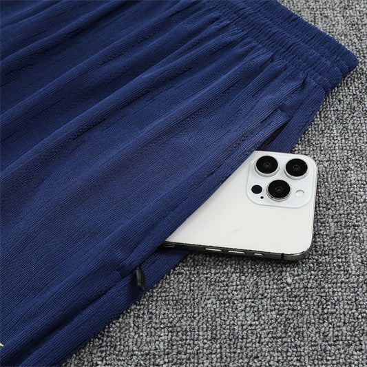 25/26 FC Barcelona Half Zip Training Blue/Purple Tracksuit - Premium Quality Kits at Football Monarch