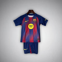 25/26 FC Barcelona Home Kids Size Kit - Premium Quality Kits at Football Monarch