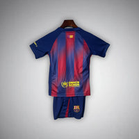 25/26 FC Barcelona Home Kids Size Kit - Premium Quality Kits at Football Monarch