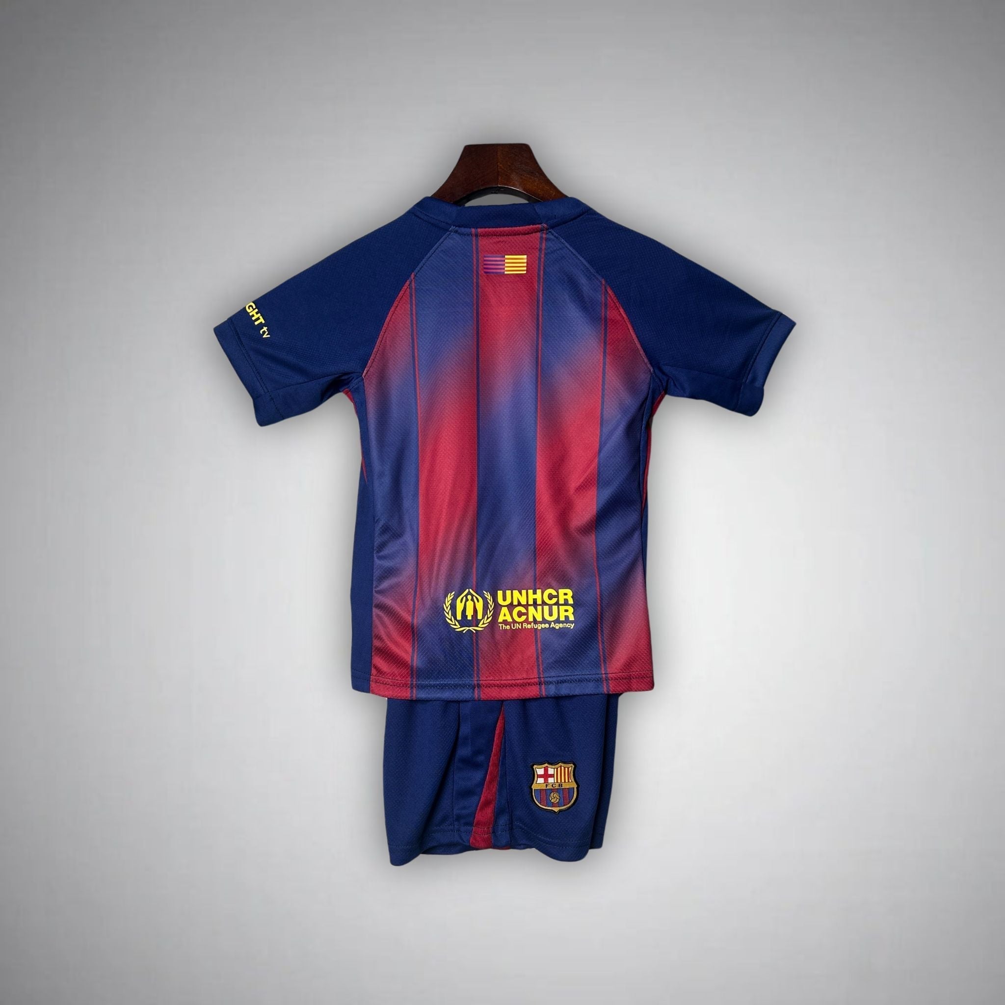 25/26 FC Barcelona Home Kids Size Kit - Premium Quality Kits at Football Monarch