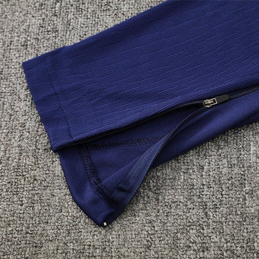 25/26 FC Barcelona Training Blue/Orange Kids Size Tracksuit - Premium Quality Kits at Football Monarch