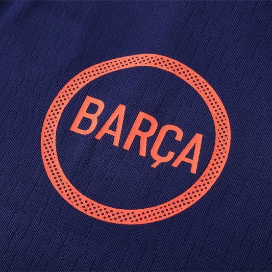 25/26 FC Barcelona Training Blue/Orange Tracksuit - Premium Quality Kits at Football Monarch