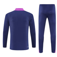 25/26 FC Barcelona Training Blue/Purple Kids Size Tracksuit - Premium Quality Kits at Football Monarch