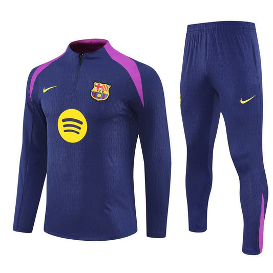 25/26 FC Barcelona Training Blue/Purple Tracksuit - Premium Quality Kits at Football Monarch