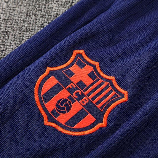 25/26 FC Barcelona Training Orange/Blue Kids Size Tracksuit - Premium Quality Kits at Football Monarch